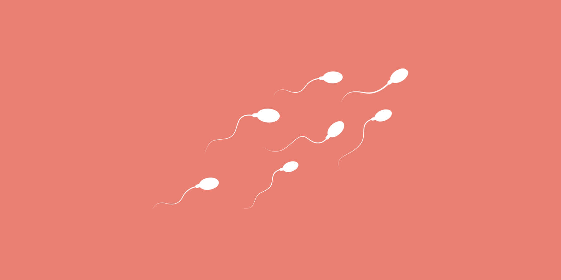 Illustration of chlamydia cells against an orange background to represent chlamydia coming back after treatment